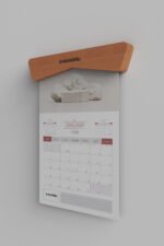DT-01 Ahşap Duvar Takvimi - Görsel 3