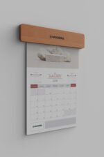 DT-04 Ahşap Duvar Takvimi