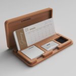 KT-02 Kapaklı Ahşap Masa Takvimi