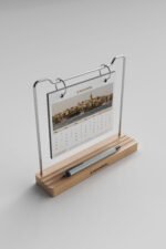 TA-05 Ahşap Masa Takvimi