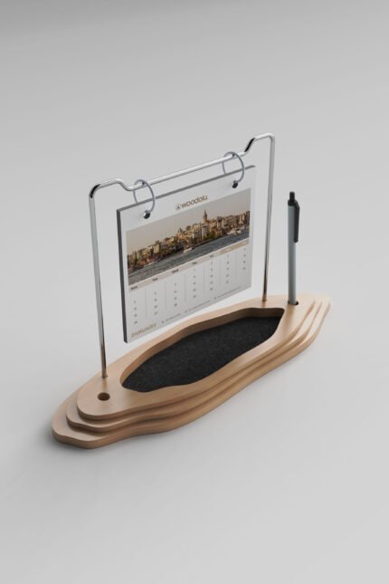 TA-15 Ahşap Masa Takvimi