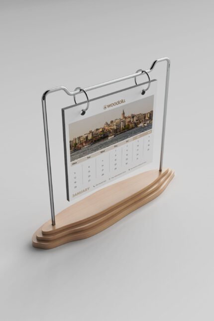 TA-16 Ahşap Masa Takvimi